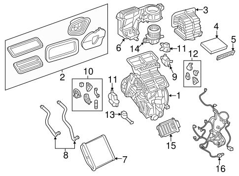Renegade EVAPORATOR & HEATER COMPONENTS