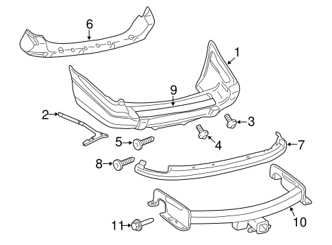 Grand Cherokee BUMPER & COMPONENTS - REAR