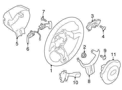 STEERING/STEERING WHEEL & TRIM for 2013 Scion FR-S #1