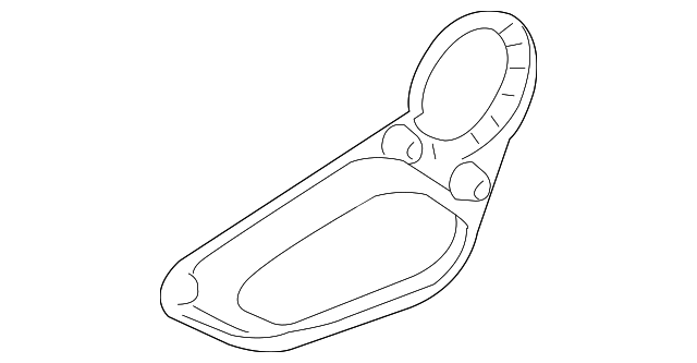 997-521-561-00-01C SEAT BELT COVER, LEFT
