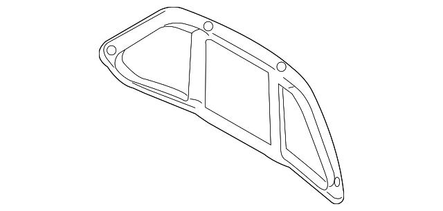 997-521-531-00-01C SEAT BELT TRIM, LEFT