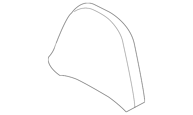 997-521-458-00 HEADREST PAD, RIGHT