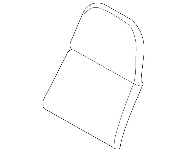 997-521-387-00-8G1 SEAT BACK COVER, RIGHT