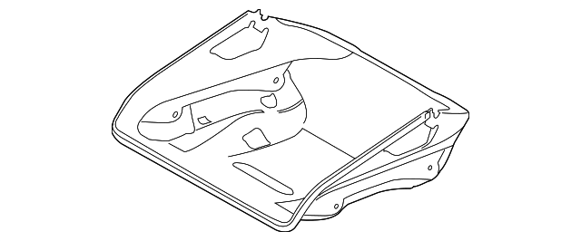 997-521-281-00 CUSHION FRAME, LEFT