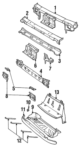 SC2 RADIATOR SUPPORT