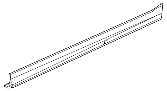 LR014202 Деталь ROCKER MOLDING, LEFT