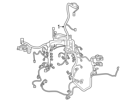 ELECTRICAL/WIRING HARNESS for 2013 Toyota Sequoia #1