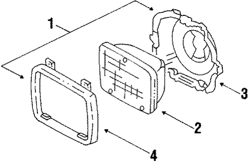 Omega HEADLAMP COMPONENTS
