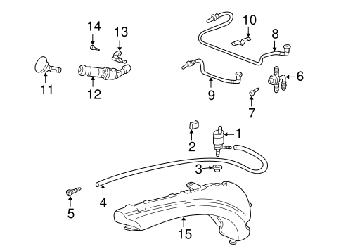 911 HEADLAMP WASHERS / WIPERS 2