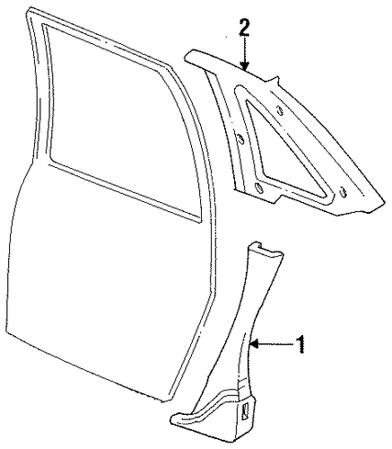 Sable INTERIOR TRIM - QUARTER PANELS 2