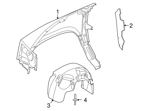 Fender & Components for 2011 Ram Dakota #0