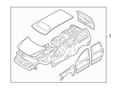 XC70 BODY SHELL