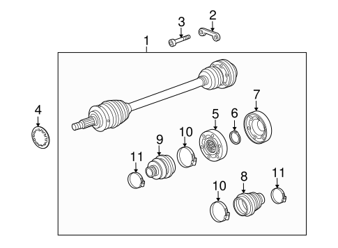 911 DRIVE AXLES