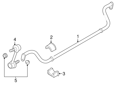 Panamera STABILIZER BAR & COMPONENTS