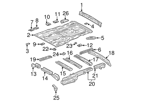 BODY/REAR BODY for 2002 Toyota Sienna #1