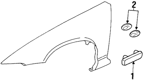 Intrigue EXTERIOR TRIM - FENDER