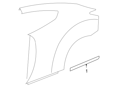 G6 EXTERIOR TRIM - QUARTER PANEL
