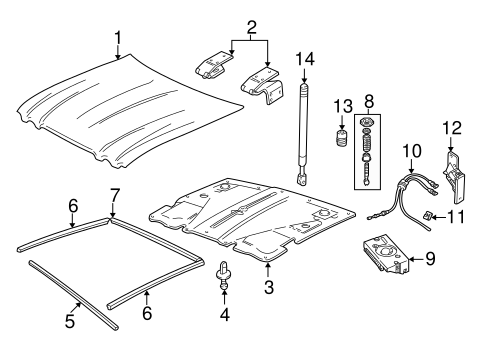XJR HOOD & COMPONENTS