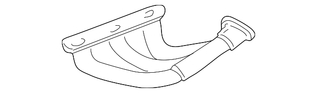 996-111-101-52 EXHAUST MANIFOLD, LEFT