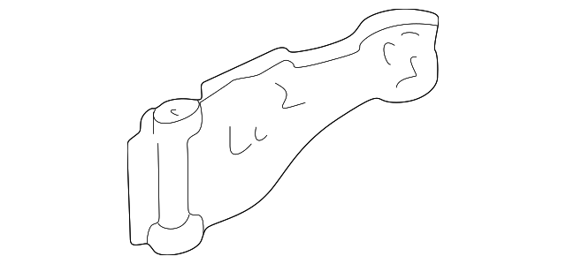 996-111-238-02 MUFFLER BRACKET, RIGHT
