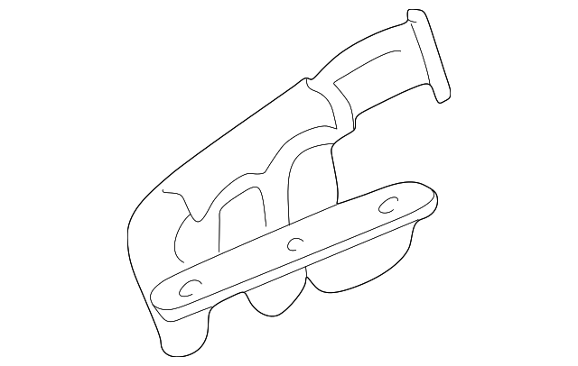996-111-102-52 EXHAUST MANIFOLD, RIGHT