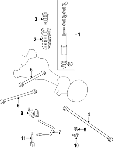 REAR SUSPENSION/REAR SUSPENSION for 2014 Toyota Land Cruiser #1