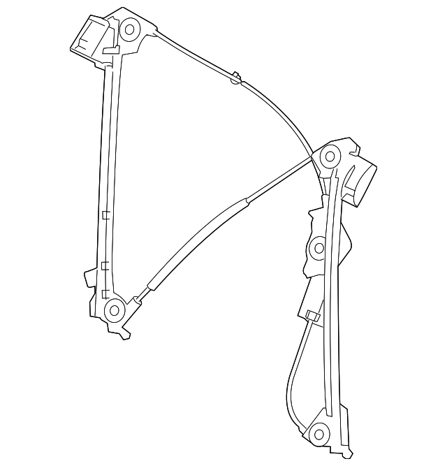 997-542-076-01 Деталь WINDOW REGULATOR, RIGHT