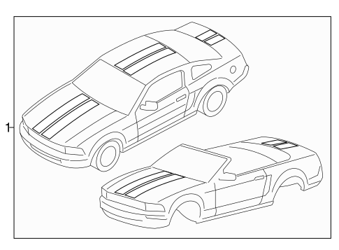 Mustang STRIPE TAPE