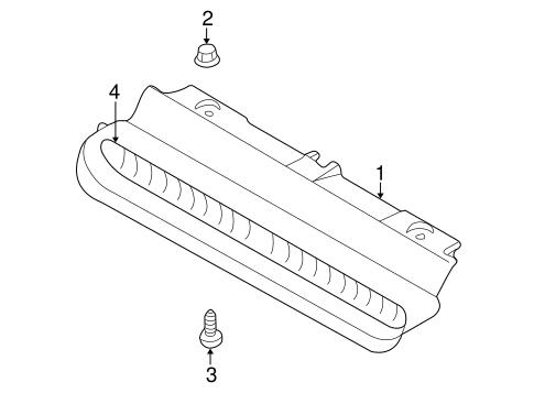 V70 HIGH MOUNTED STOP LAMP