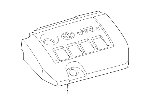ENGINE/ENGINE APPEARANCE COVER for 2009 Scion xD #1