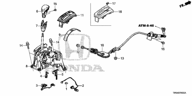 Select Lever for 2012 Honda Civic #0