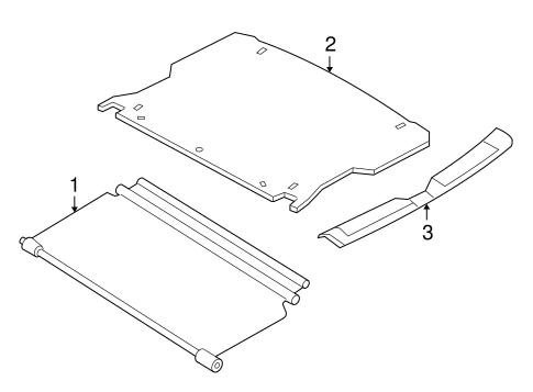 Mariner INTERIOR TRIM - REAR BODY