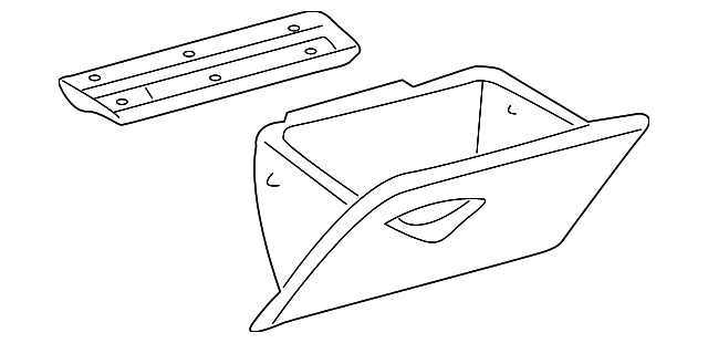 5S4Z-54060T10-AAB Деталь GLOVE BOX