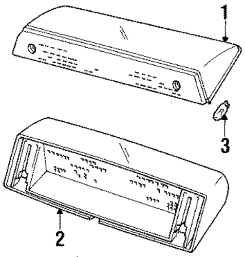 XJS HIGH MOUNT LAMPS