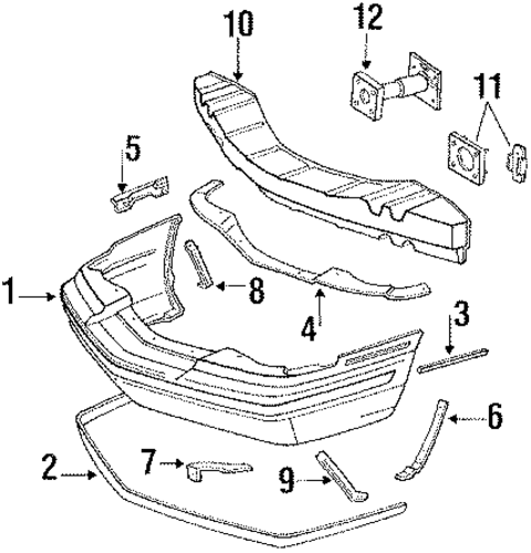 Continental BUMPER ASSEMBLY