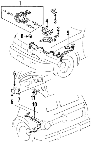 BRAKES/ANTI-LOCK BRAKES for 1996 Toyota Land Cruiser #3