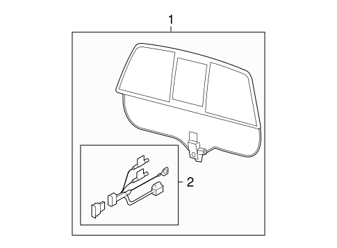 Body/Glass & Hardware - Back for 2006 Ford F-150 #4