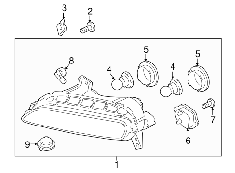 Panamera BULBS - CHASSIS