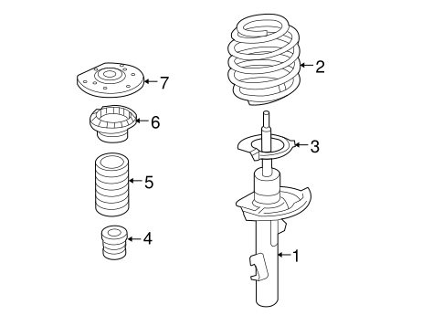 V70 STRUTS & COMPONENTS 2