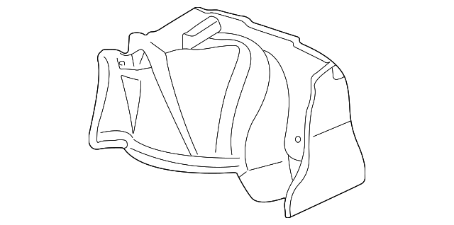 YF4Z5445422AAA Деталь SIDE COVER, RIGHT