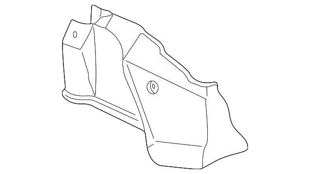 YF4Z5445423AAA Деталь SIDE COVER, LEFT