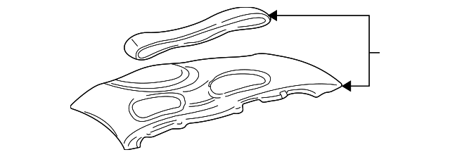 YF4Z5446668BAC Деталь PACKAGE TRAY