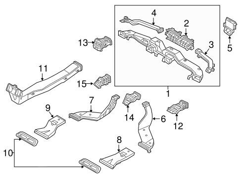 Ducts for 2016 Hyundai Genesis #0
