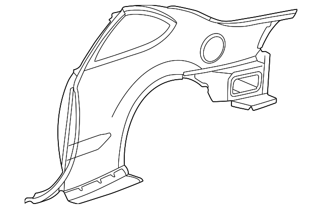 22654828 Деталь QUARTER PANEL, RIGHT