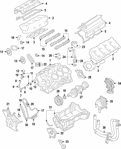 Engine/Oil Pump for 2012 Ford Taurus #1