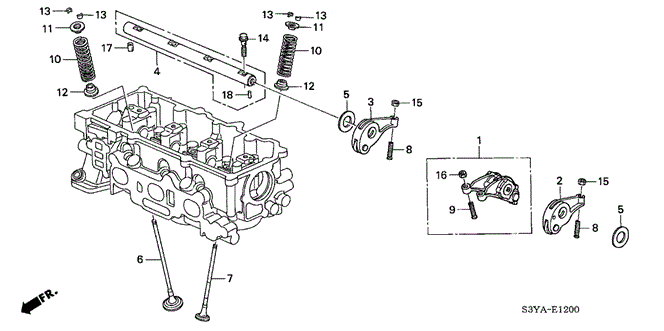 ENGINE/VALVE - ROCKER ARM for 2006 Honda INSIGHT #1