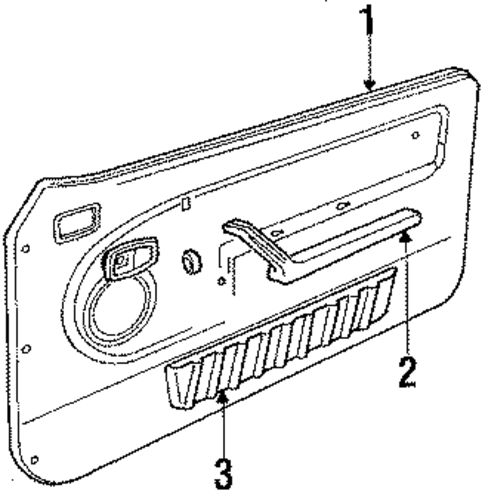 Capri DOOR TRIM PANEL