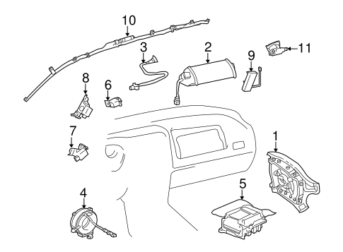 ELECTRICAL/AIR BAG COMPONENTS for 2005 Toyota RAV4 #1