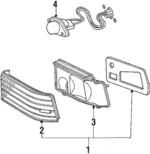LeBaron COMBINATION LAMPS