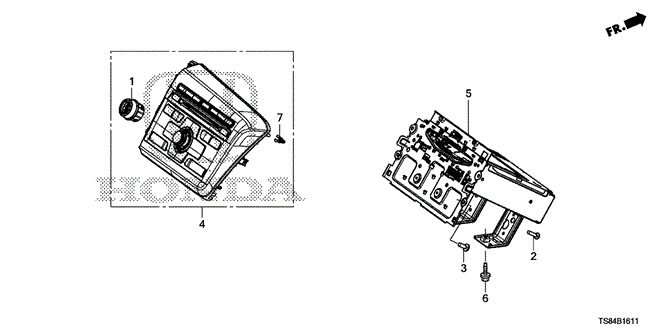 ELECTRICAL / EXHAUST / HEATER / FUEL/AUDIO UNIT (2) for 2012 Honda CIVIC COUPE #1